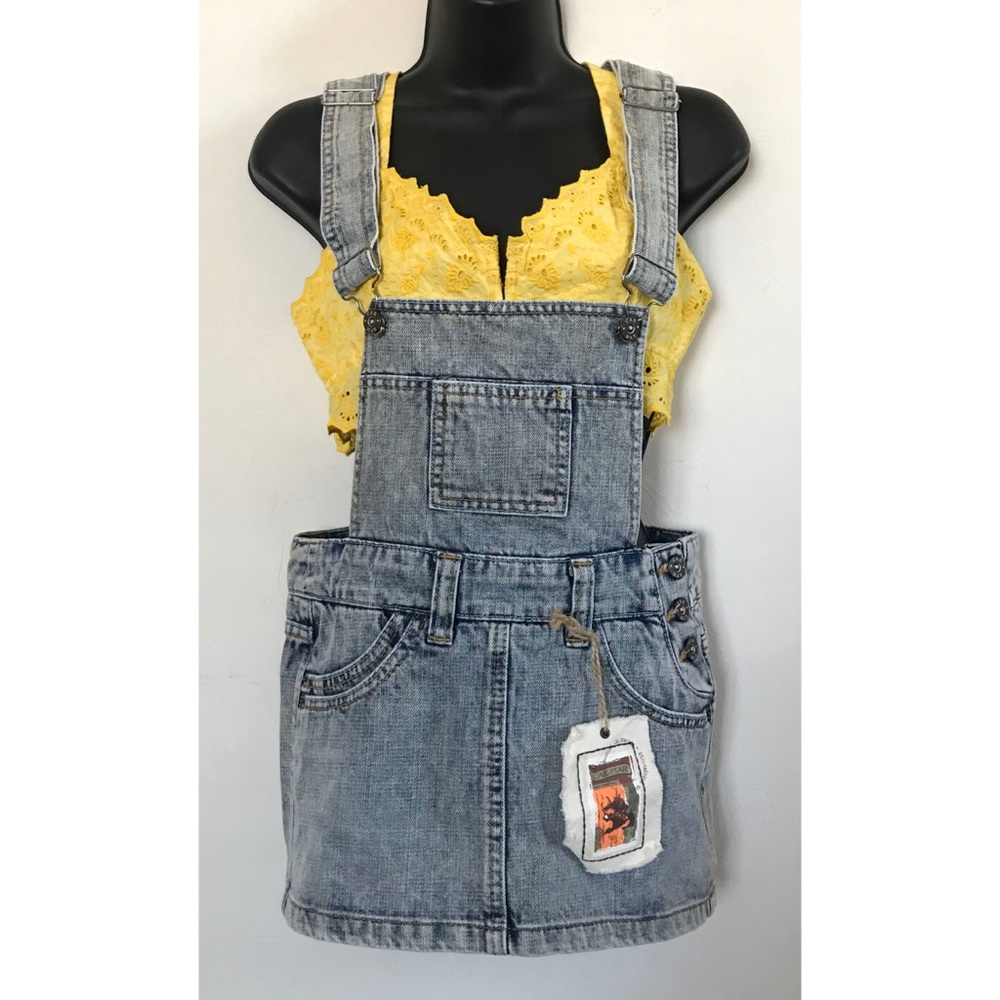 LF Carmar Denim Overalls Dress